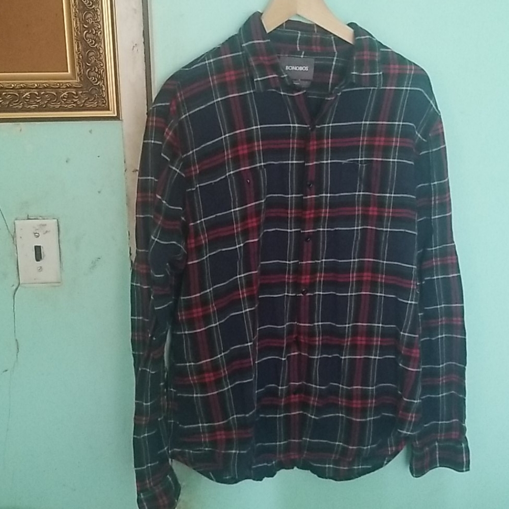 Bonobos slim fit flannel